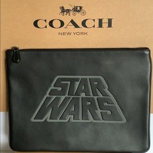 Star Wars Coach Large Pouch  Leather Black